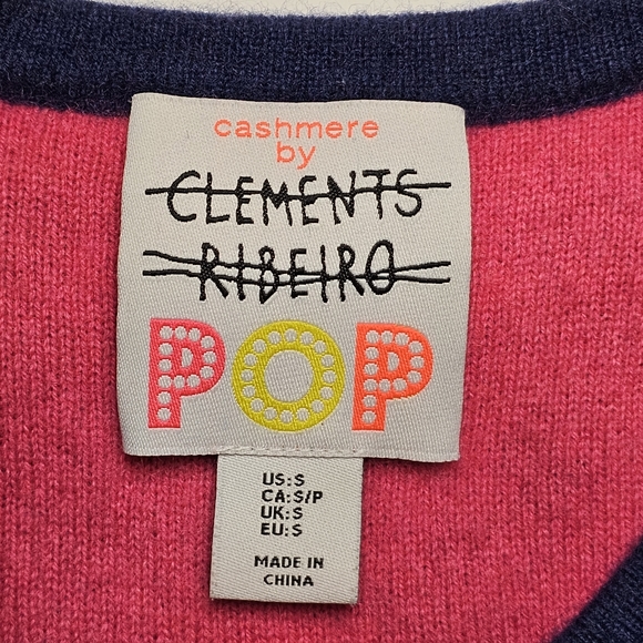 Women's Clements Ribeiro 100% Cashmere Sweater Size S - Picture 3 of 4